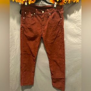 🍂 LEVI STRAUSS 502 BITTER CHOCOLATE CORDUROY PANTS-30x30 🍂